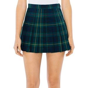 American Apparel | Size XS | Plaid Pleated Skirt